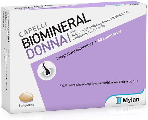 Image of Biomineral Donna Integratore Per Capelli 30 Compresse