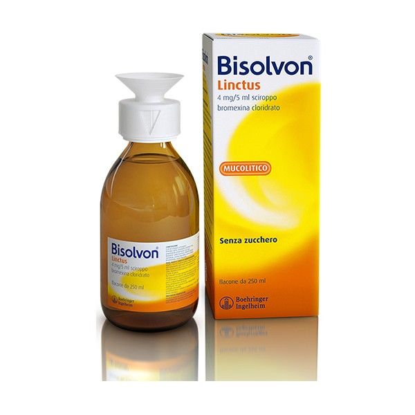 Image of Bisolvon Linctus Sciroppo 4mg/5ml Tosse Grassa Mucolitico 250 ml