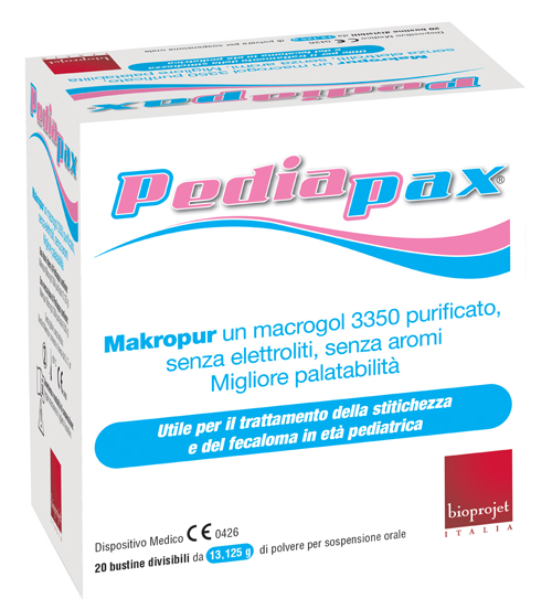 Image of Pediapax Polvere Contro La Stitichezza 20 Bustine