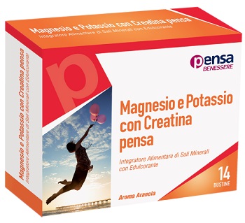 Image of Pensa Pharma Magnesio & Potassio Con Creatina Integratore 14 Bustine