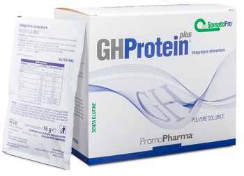 Image of Gh Protein Plus Integratore Integratore Gusto Cacao 20 Bustine