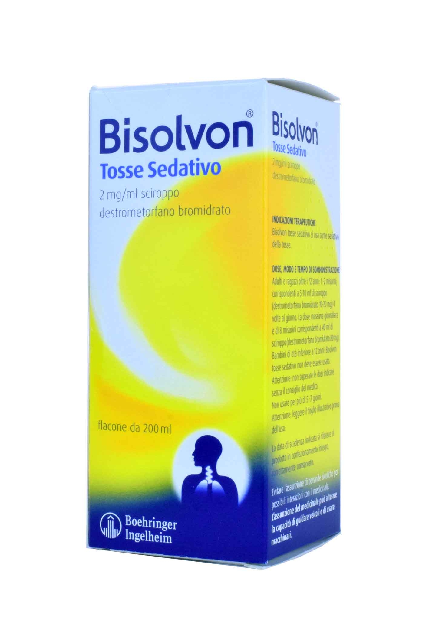 Image of Bisolvon Tosse Sedativo Sciroppo 2mg/ml Tosse Secca 200 ml