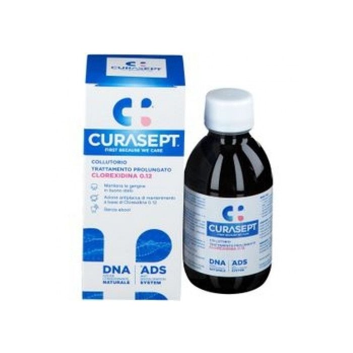 Curasept ADS Trattamento Prolungato Collutorio 0,12% Clorexidina T+ DNA 200  ml