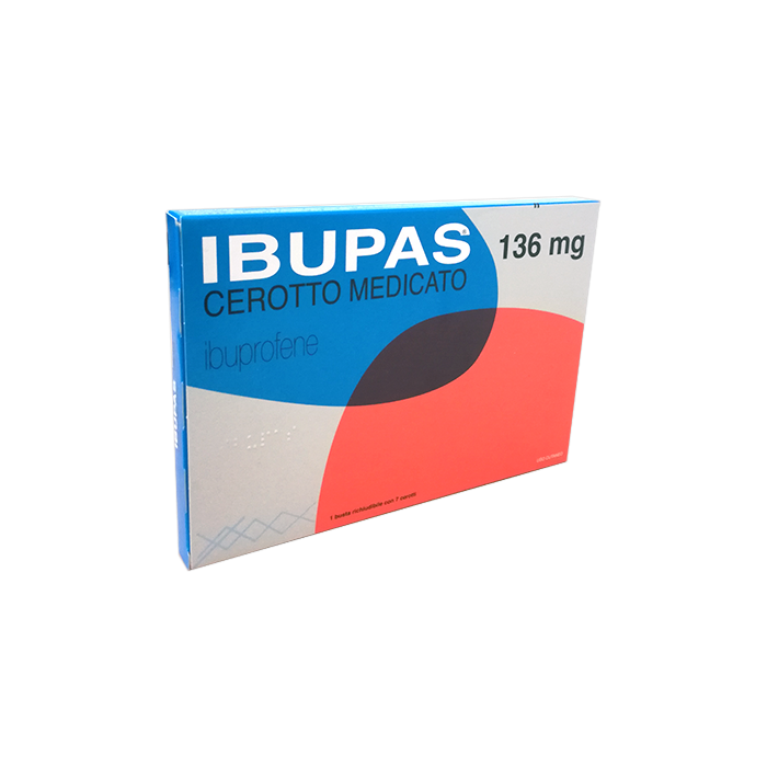 Ibupas 136 mg ibuprofene Dolori Articolari 7 Cerotti Medicati