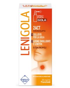 Lenigola Spray Forte Integratore Con Propoli Mal Di Gola 20 Ml
