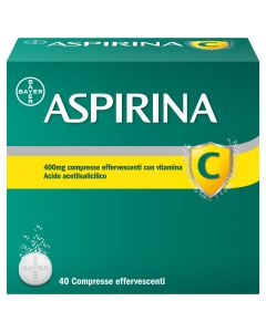 Aspirina C 40 compresse effervescenti 400+240mg