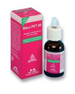 Nbf Lanes Ribes Pet 80 Gocce Integratore Contro Dermatiti Cani e Gatti 25 ml