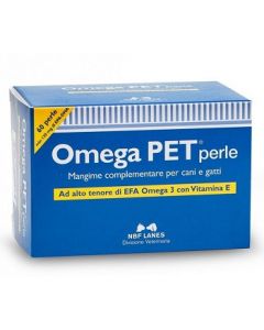 Nbf Lanes Omega Pet Perle Integratore Di Omega 3 Cani E Gatti 60 Perle