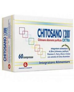Chitosano Chemist's 1200 Extra 60 Cpr