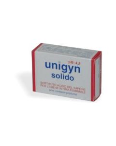 Unigyn Solido Sapone Detergente pH 4.5 Igiene Intima 100 g