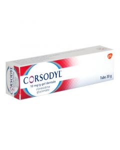 Corsodyl Gel Dentale Clorexidina gluconato 1 gr/100g tubo da 30g