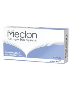 Meclon 100 mg + 500 mg Metronidazolo 10 Ovuli vaginali