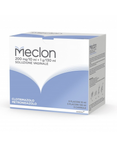 Meclon Soluzione Vaginale Metronidazolo 5 Flaconi 130 ml + Applicatore