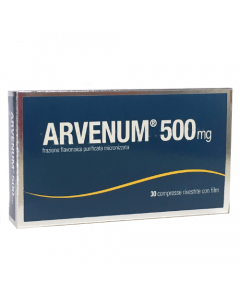 Arvenum 500 mg Flavonoidi Vasoprotettore 30 Compresse Rivestite