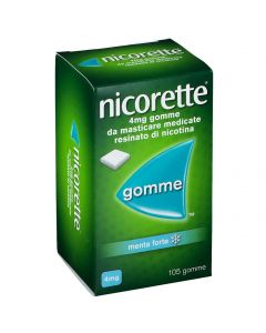 Nicorette Gomme da masticare alla menta 4 Mg Nicotina 105 Gomme Masticabili