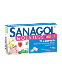 Sanagol Gola Tuss Junior Fragola 24 caramelle