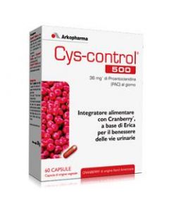 Cys-Control 500 Integratore Con Erica 60 Capsule