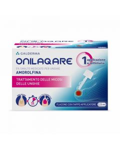 Onilaqare Smalto Medicato Unghie Flacone 2,5ml 5% Con Tappo Applicatore