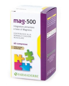 Farmaderbe nutra Mag 500 Integratore Magnesio 60 Compresse
