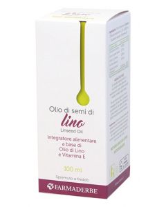 Farmaderbe Olio Alimentare Semi Di Lino Integratore 100 ml
