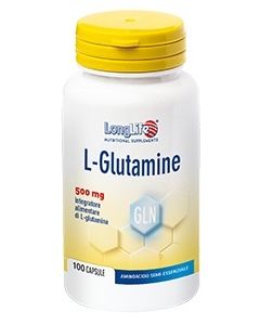 LongLife L-glutamine Integratore Muscolare 100 Capsule