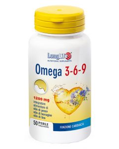 LongLife Omega 3-6-9 Integratore Di Acidi Grassi 50 Perle
