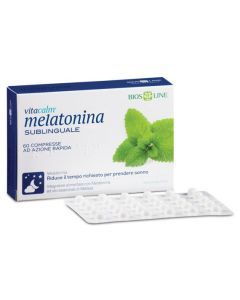 VitaCalm Melatonina Sublinguale Integratore per il Sonno 120 Compresse
