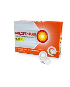 Nurofenteen 200 mg Ibuprofene Analgesico Limone 12 Compresse Orodispersibili