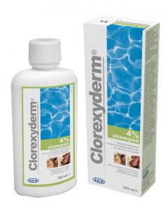 Icf Clorexyderm Shampoo 4% Disinfettante Cani E Gatti 250 Ml