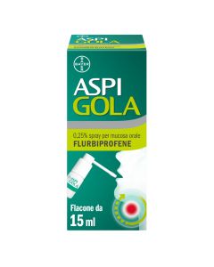 Aspi Gola 0,25% Spray Per Mucosa Orale Flurbiprofene 15 ml