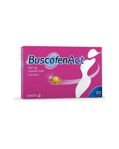 BuscofenAct 400 mg Ibuprofene Analgesico 20 Capsule Molli