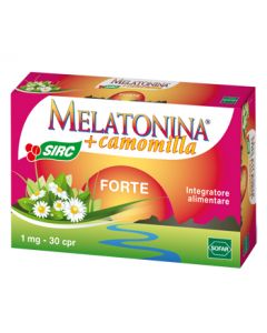 Melatonina Forte + Camomilla Integratore Sonno 30 Compresse