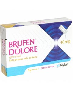 Brufen Dolore Granulato 40 mg 12 Bustine Orosolubili