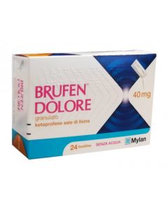 Brufen Dolore 40 mg Granulato Soluzione Orale 24 Bustine