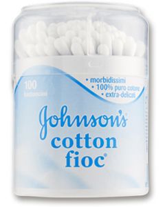 Johnson's Cotton Fioc 100% Cotone 100 pezzi