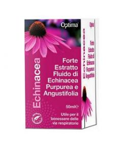 Optima Echinacea Estratto Fluido Forte Integratore Benessere Respiratorio 50 ml