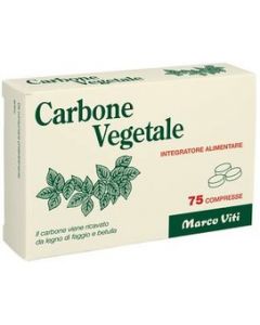 Marco Viti Carbone Vegetale Integratore Alimentare 75 Compresse