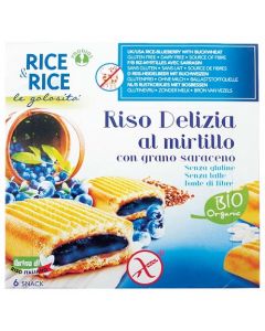 Rice&Rice Riso Delizia Al Mirtillo Con Grano Saraceno Biologico Senza Glutine 200g