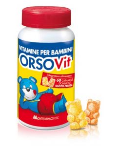 Orsovit 60 Caramelle Gommose con Vitamine per Bambini