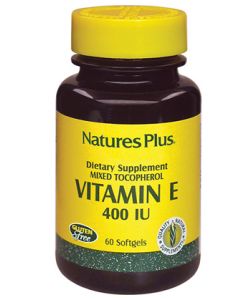 Nature's Plus Vitamina E 400 UI Integratore Antiossidante 60 Capsule