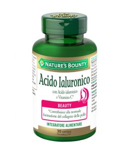 Nature's Bounty Acido Ialuronico Integratore Bellezza Pelle 30 Capsule