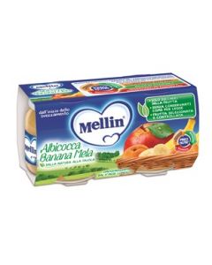 Mellin Omog Alb/ban/mela2x100g