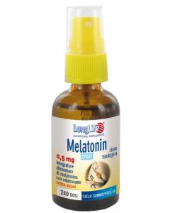 LongLife Melatonin Spray Integratore Per il Sonno 30 ml