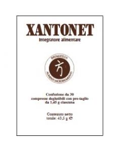 Xantonet Integratore Transito Intestinale 30 Compresse