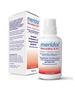 Meridol Collutorio Trattamento Gengive Infiammate Clorexidina 0,2% 300 ml