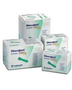 Glucoject Lancets Plus 33G Lancette Pungidito 25 Pezzi
