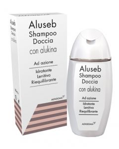 Aluseb Shampoo Doccia Con Alukina Lenitivo Riequilibrante Dermatite Seborroica 125 ml