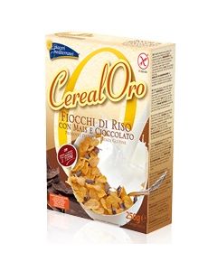 Piaceri Mediterranei CerealOro Fiocchi Di Riso Mais E Cioccolato Senza Glutine 250 g