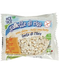 Rice&Rice 2 Gallette Di Riso Con Sale Duopack Biologico 13g
