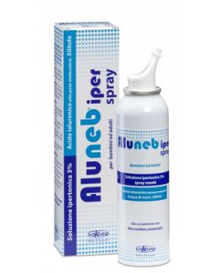 Aluneb Iper Spray Nasale Soluzione Ipertonica 3% Decongestionante 125 ml